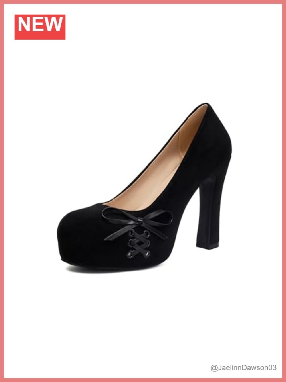 Women's Mary Jane Platform Heels Gothic Pumps Sweet Bow High Heel Shoes